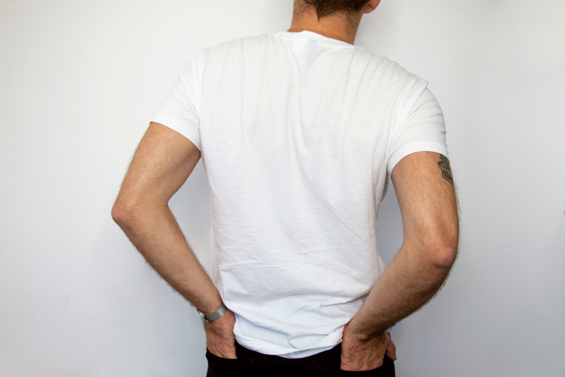 T-Shirt-Stoff in Nahaufnahme